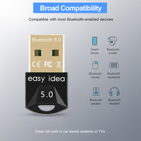 Adapter Bluetooth 5.0 Mini USB wtyczka Bluetooth komputer USB odbiornik Bluetooth Audio muzyka Bluetooth 5.0 nadajnik na PC 4